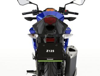 Candy Plasma Blue Kawasaki Z125 BA